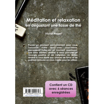Méditation et relaxation en dégustant une tasse de thé